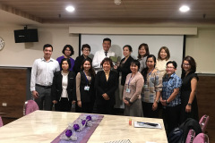 Thailand Group A  gave present to the lecturer