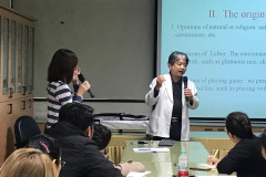Thailand Group A had the lecture Aspects of art therapy for children and adolescents