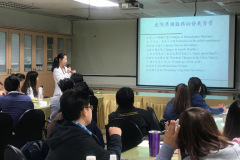Thailand Group A  had the lecture Social Work
