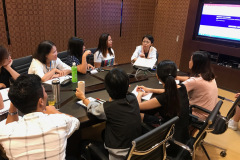 Philippines Group A had  the lecture Social work
